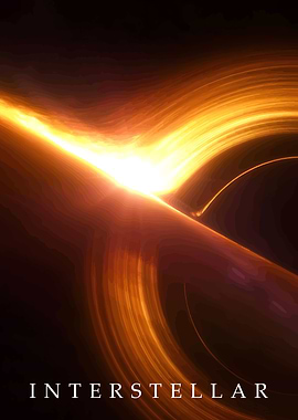 Interstellar Movie Poster Black Hole