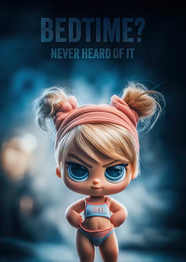 Rebellious Doll: No Bedtime!