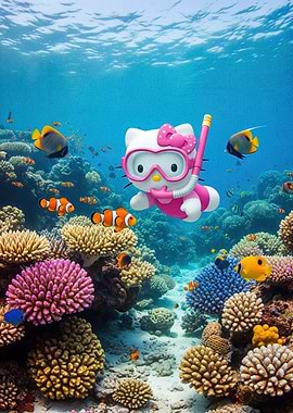 Cat Animal Scuba Diving Adventure