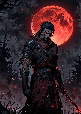 Crimson Moon Sentinel