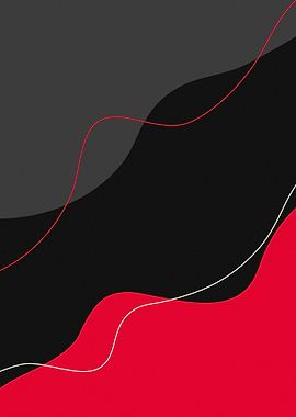 Abstract Red, Black, and Gray Design