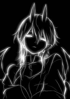 Anime Character with Horns and Wings