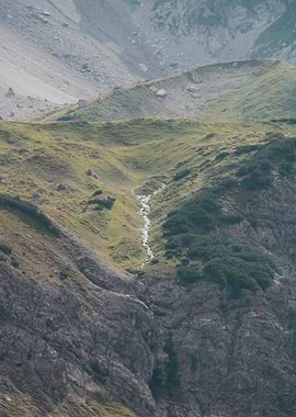 Mountain Stream Landscape