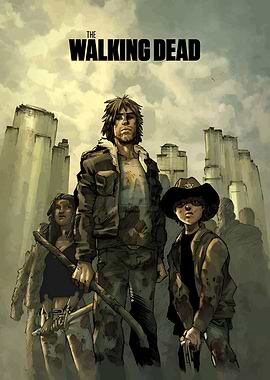 The Walking Dead Comic Art