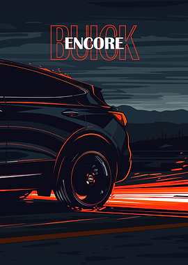 Buick Encore Car Illustration