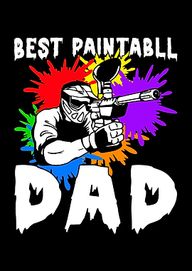 Best Paintball Dad Graphic