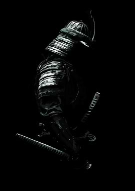 Samurai Warrior in Dark Armor