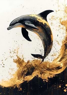 Golden Dolphin Splash