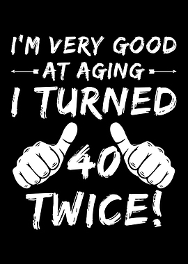 Funny 80th Birthday Celebration Design