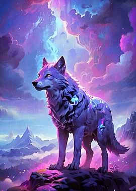 Mystical Wolf Mountain Peak