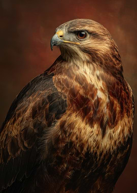 Majestic Hawk Portrait