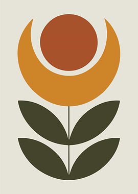 Abstract Floral Art Print