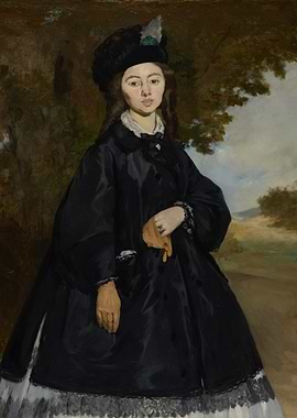 Portrait of a Woman in Black