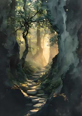 Mystical Forest Pathway
