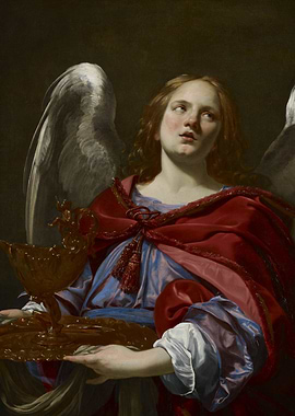 Angel with Chalice Painting