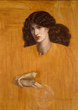 Portrait of a Woman in Orange