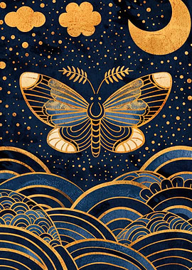 Starry Night Moth