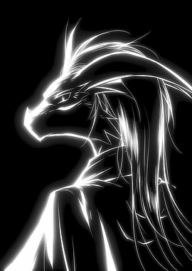 Glowing Dragon in the Dark