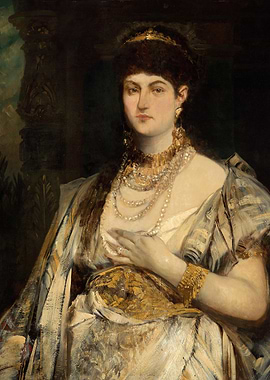 Portrait of a Woman with Jewelry