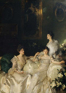 The Wyndham Sisters: Elegant Portrait Painting