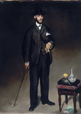 Portrait of a Man with Cane