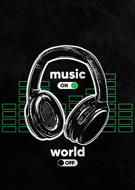 Music On, World Off Headphones