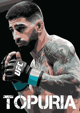 Ilia Topuria UFC Fighter Portrait