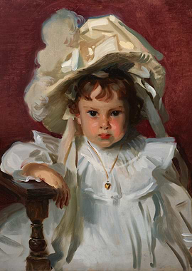 Portrait of a Young Girl in White