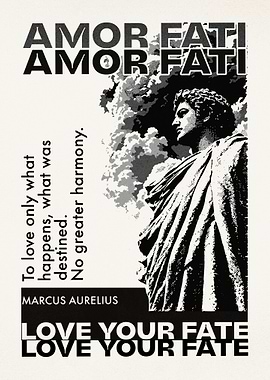 Amor Fati Stoic Philosophy Art