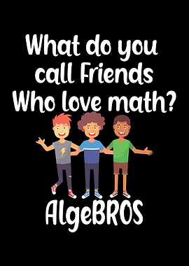 Algebros: Math Friends Cartoon
