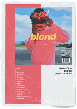 Frank Ocean Blonde Album Cover Art