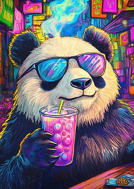 Cool Panda Bubble Tea