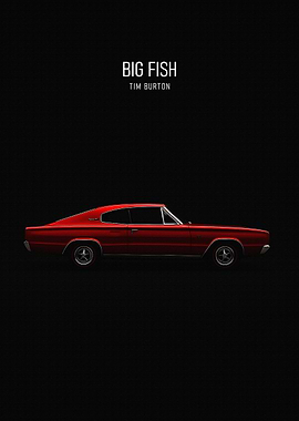 Big Fish Movie Poster Red Car
