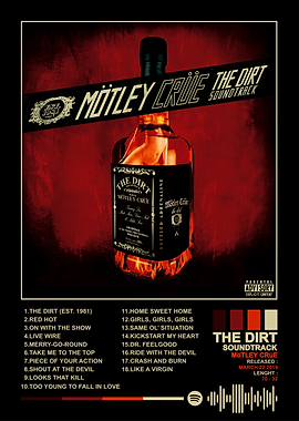 Motley Crue The Dirt Soundtrack Poster