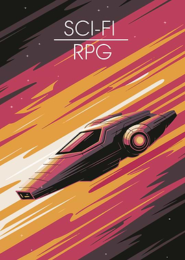 Sci-Fi RPG Spaceship Art