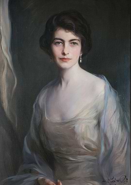 Portrait of a Woman in White Dress