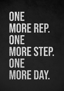 Motivational Fitness Text Art