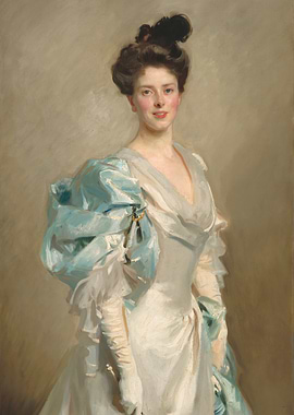 Portrait of a Woman in Gown