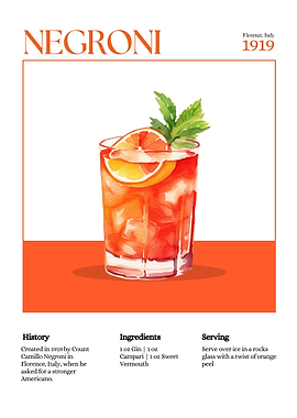 Negroni Cocktail Recipe - Classic Italian Aperitivo