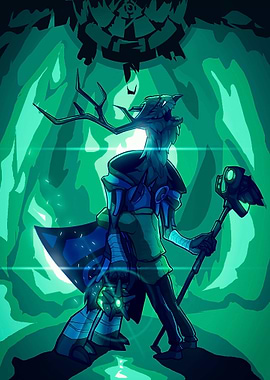 Mystical Forest Guardian Digital Art
