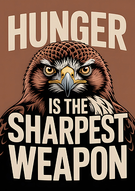 Hunger is the Sharpest Weapon Poster