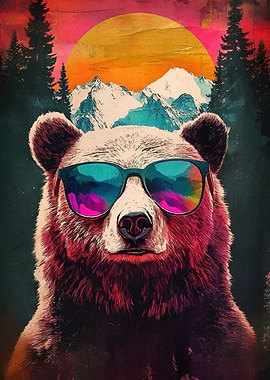 Bear Sunglasses Nature
