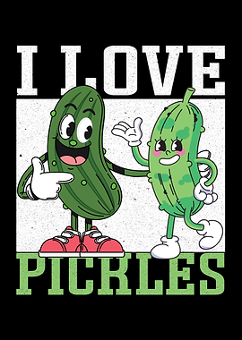 I Love Pickles Cartoon