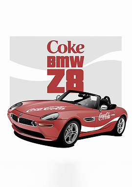 Coca-Cola BMW Z8 Illustration