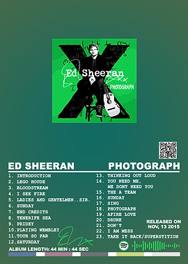 Ed Sheeran X Album Cover Art