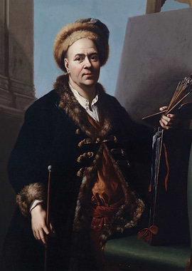 Portrait of an Artist with Fur