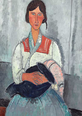 Painting of a Woman with Child