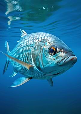 Underwater Fish Portrait