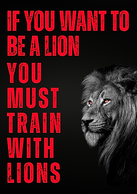 Roar Like a Lion – Strength & Discipline Wall Art