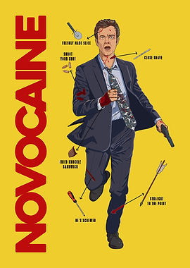 Novocaine Pixel Art Poster